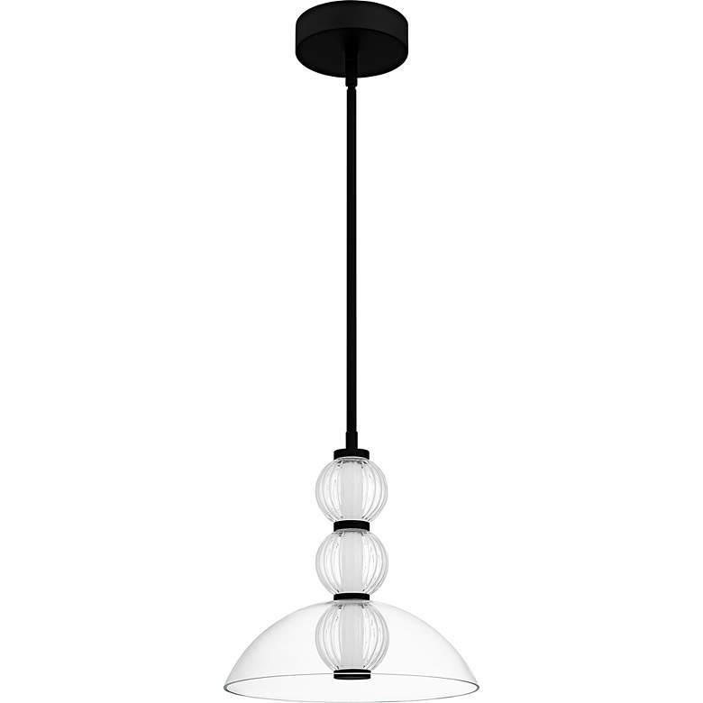 Image 2 Elway Integrated LED Matte Black Pendant more views