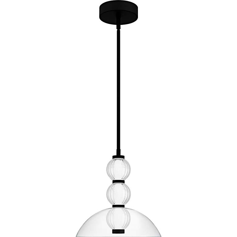 Image 3 Elway Integrated LED Matte Black Pendant more views