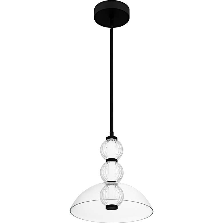 Image 4 Elway Integrated LED Matte Black Pendant more views