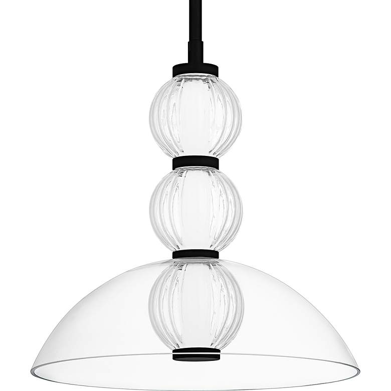 Image 5 Elway Integrated LED Matte Black Pendant more views