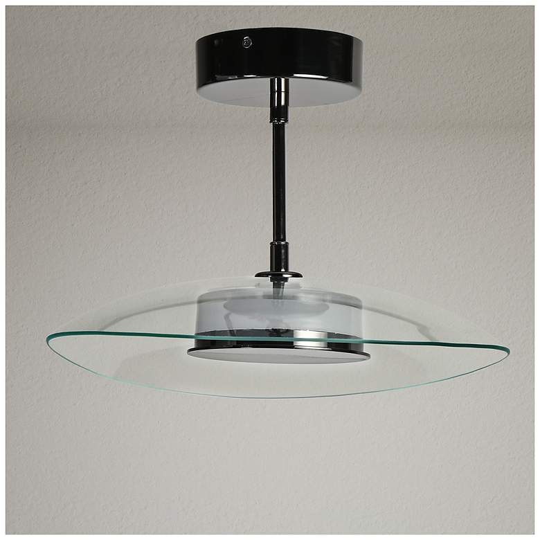 Image 3 Elynamina 1-Light LED Glass Ceiling Lights more views