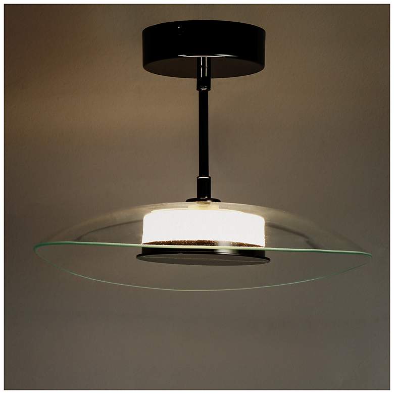 Image 4 Elynamina 1-Light LED Glass Ceiling Lights more views