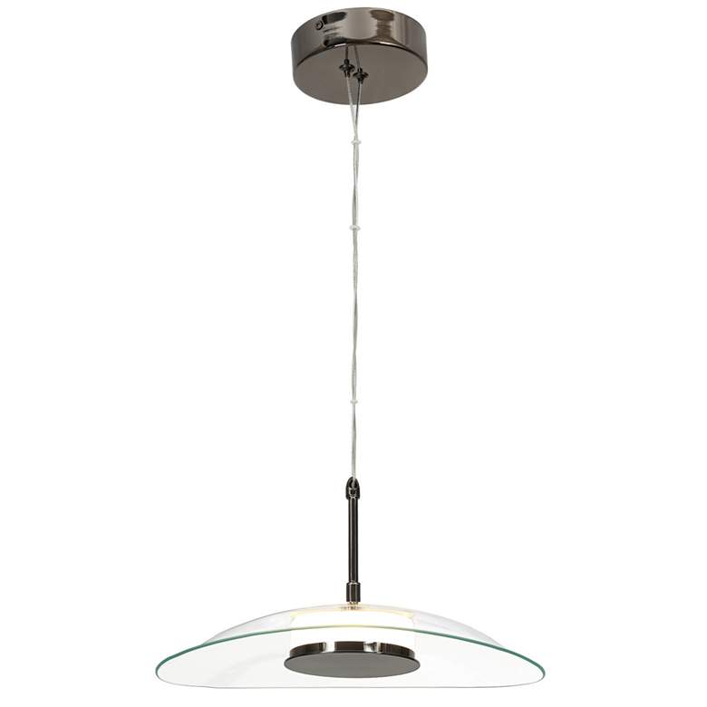 Image 1 Elynamina 1-Light LED Glass Pendant Light