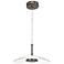 Elynamina 14 1/4" Wide Black Nickel LED Pendant light