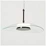 7_Elynamina 14 1/4" Wide Black Nickel LED Pendant light more views