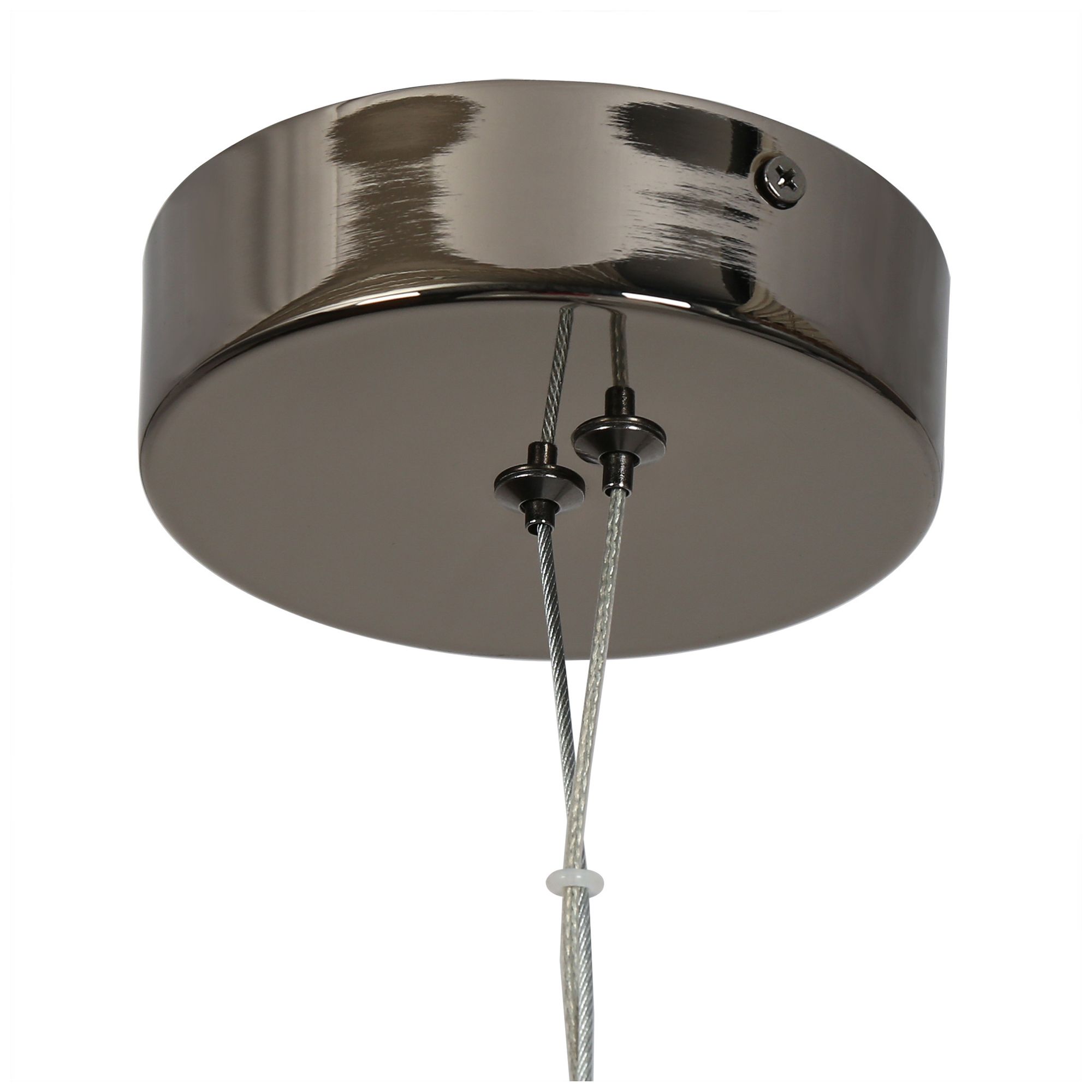 Elynamina 14 1/4" Wide Black Nickel LED Pendant light - Made to Order