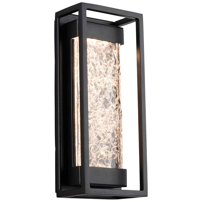 Image 1 Elyse 12.38"H x 5.25"W 1-Light Outdoor Wall Light in Black