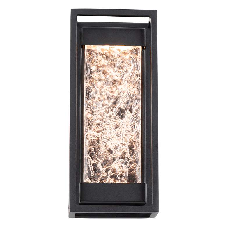 Image 2 Elyse 12.38"H x 5.25"W 1-Light Outdoor Wall Light in Black more views
