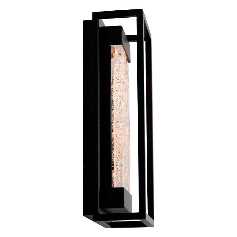 Image 3 Elyse 12.38"H x 5.25"W 1-Light Outdoor Wall Light in Black more views