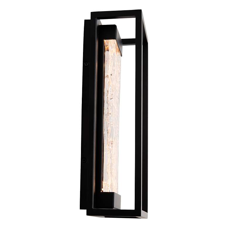 Image 3 Elyse 16.5"H x 7"W 1-Light Outdoor Wall Light in Black more views