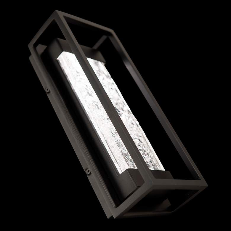 Image 4 Elyse 16.5"H x 7"W 1-Light Outdoor Wall Light in Black more views