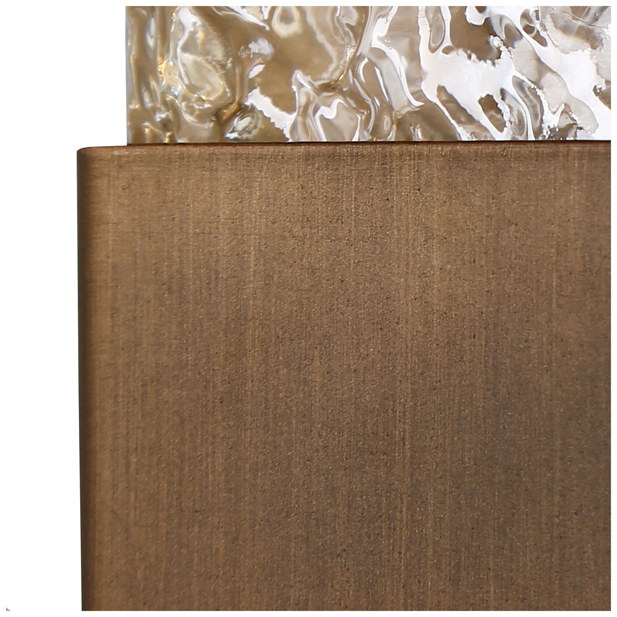 Image 4 Elysium 4.7"W Modern LED Brass Glass Wall Sconce more views