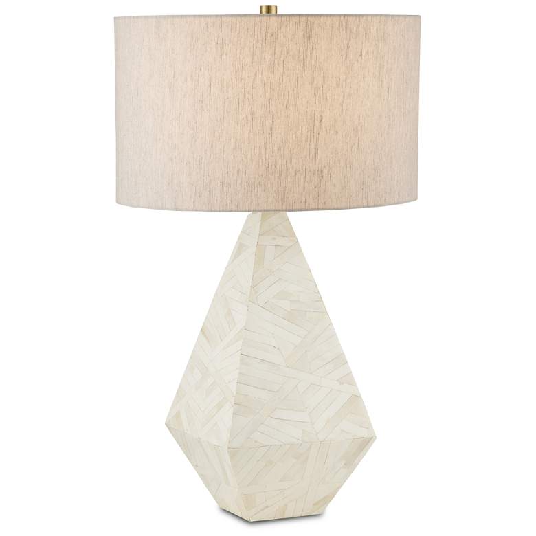 Image 1 Elysium White Table Lamp