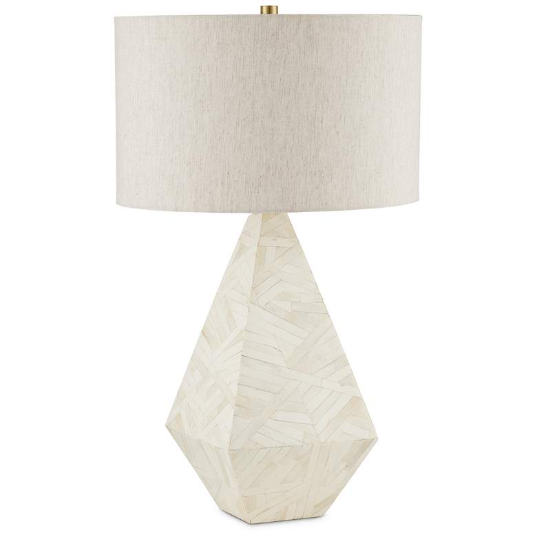 Image 2 Elysium White Table Lamp more views