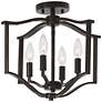 1_Elyton 16" Wide Bronze 4-Light Ceiling Light