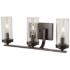 Elyton 20 1/4" Wide Downtown Bronze 3-Light Bath Light
