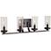 Elyton 28 3/4" Wide Downtown Bronze 4-Light Bath Light