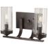 Elyton 8 1/4" High Downtown Bronze 2-Light Wall Sconce