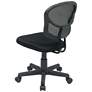 EM Black Mesh Adjustable Swivel Task Chair
