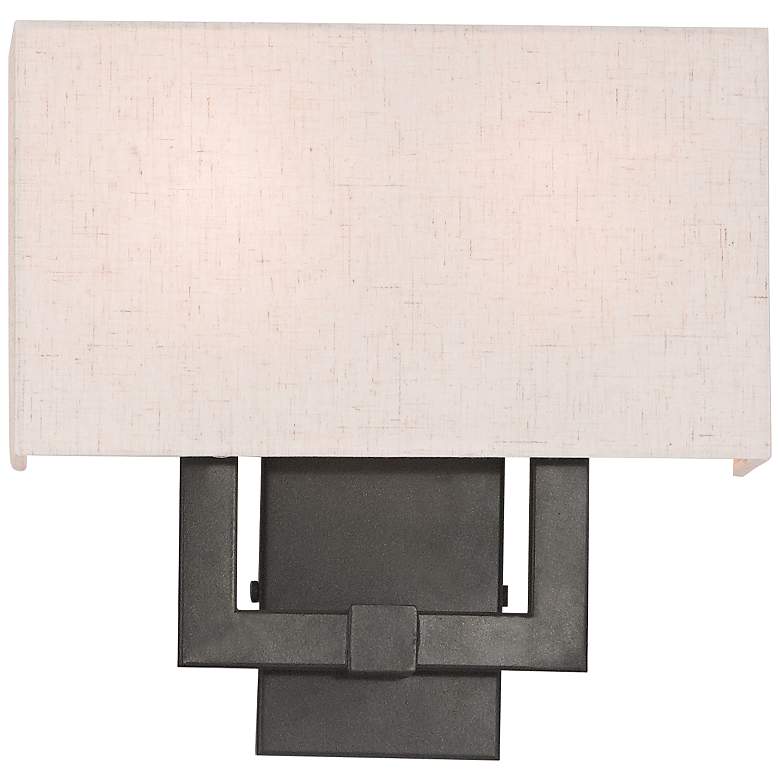 Image 3 Emaline 12 3/4" High English Bronze ADA Wall Sconce