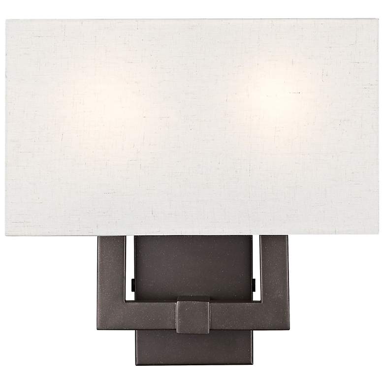 Image 7 Emaline 12 3/4" High English Bronze ADA Wall Sconce more views