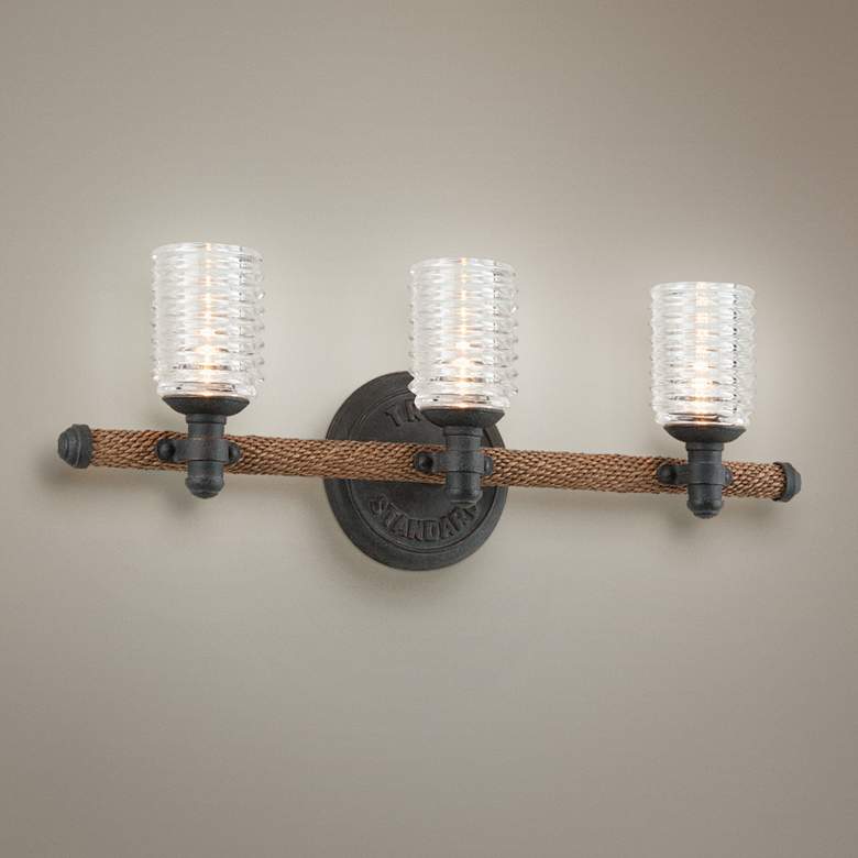 Image 1 Embarcadero 24" Wide Shipyard Bronze Bath Fixture