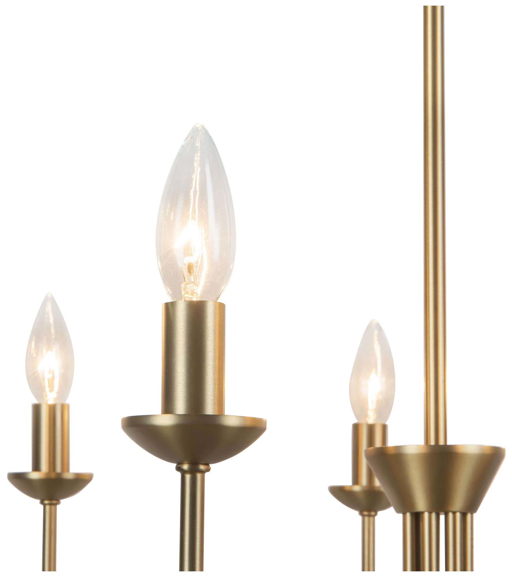 Image 4 Ember 26-in Brushed Gold Chandelier more views