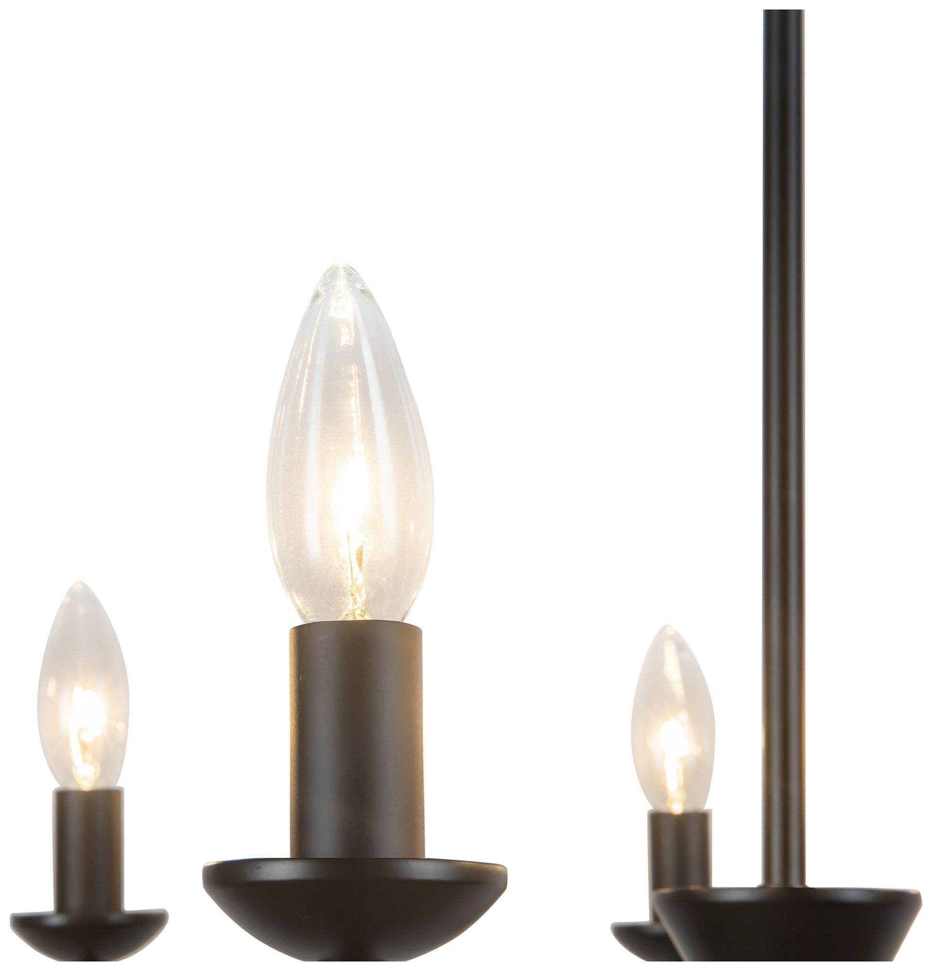 Image 4 Ember 26-in Matte Black Chandelier more views