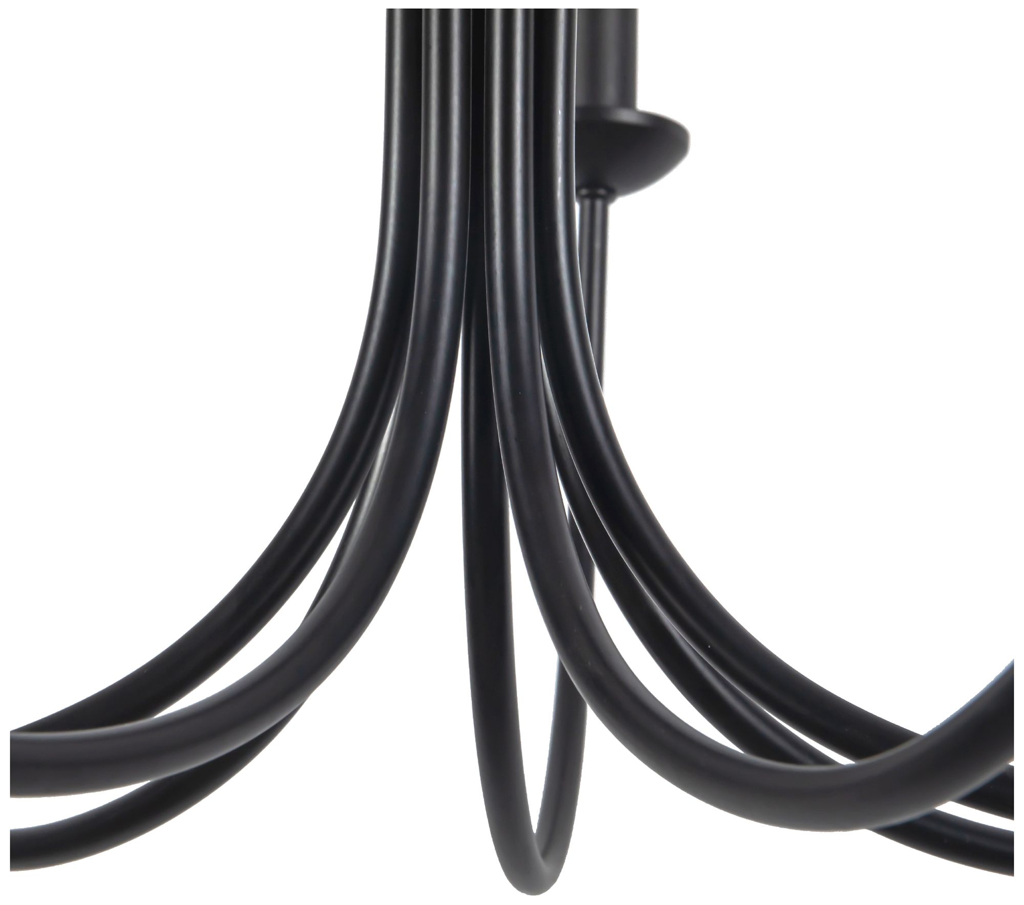 Image 5 Ember 26-in Matte Black Chandelier more views