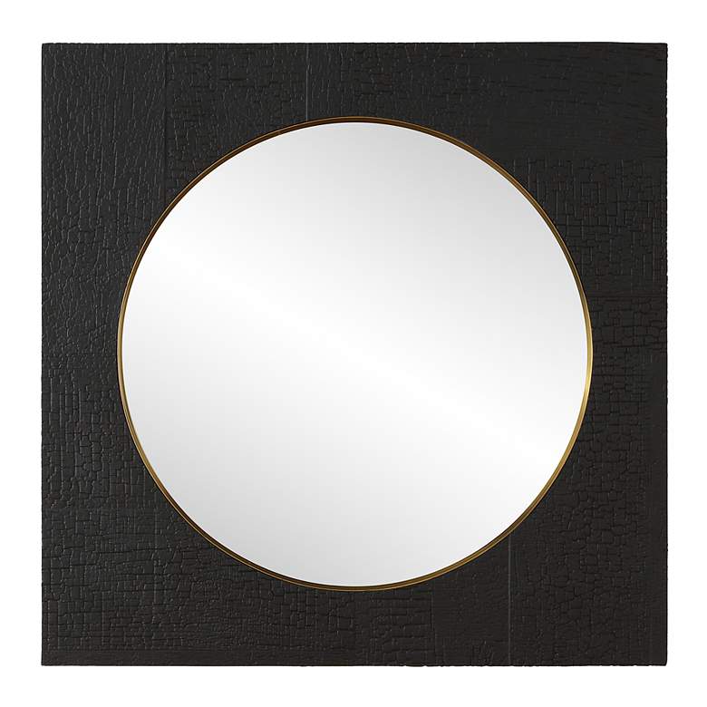 Image 2 Ember Rich Black 42" Square Mirror