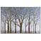 Ember Timber Sky 48" Wide Rectangular Framed Canvas Wall Art