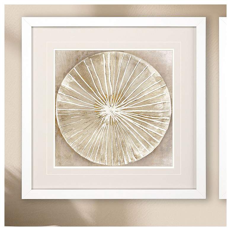 Image 1 Emboss Beauty I 30" Square Framed Wall Art