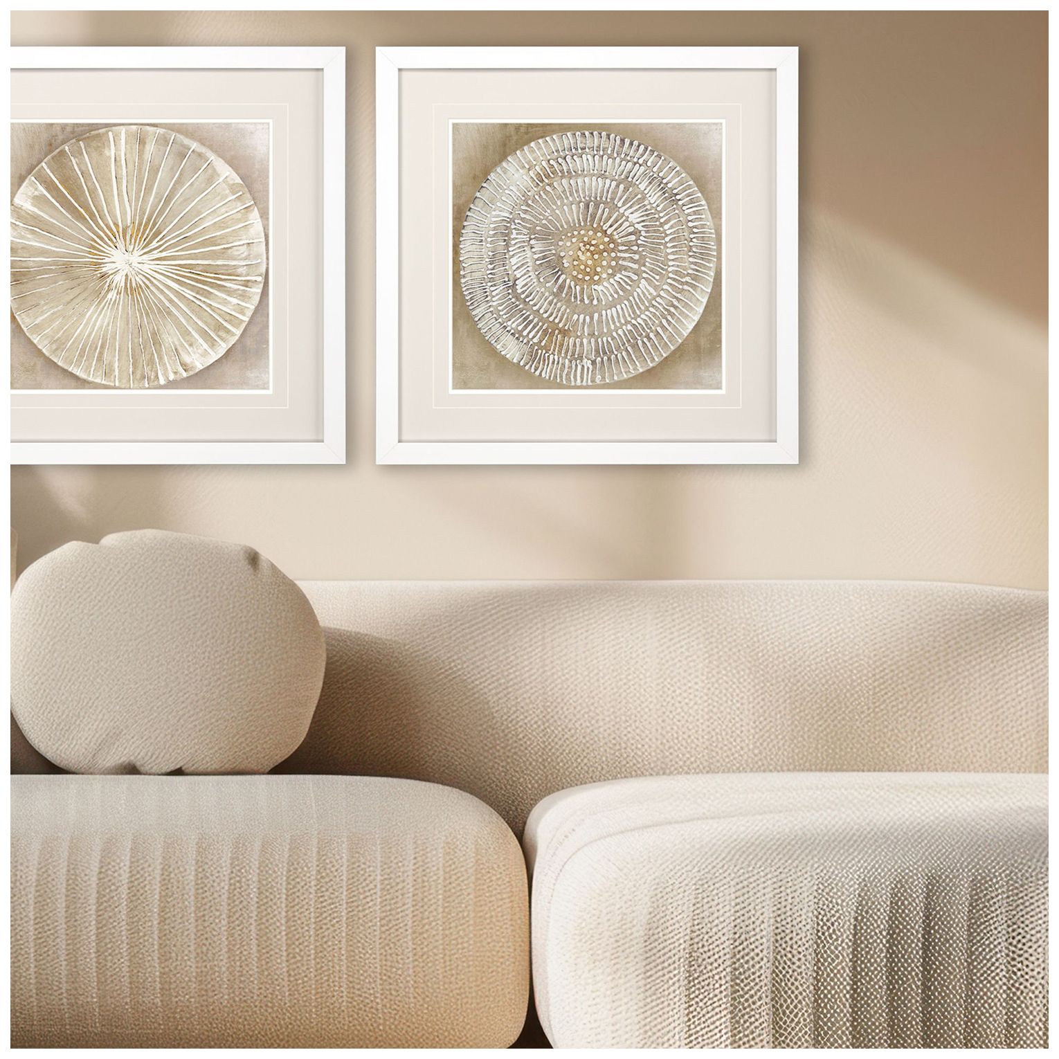 Image 4 Emboss Beauty II 30"W x 30"H Framed Art more views