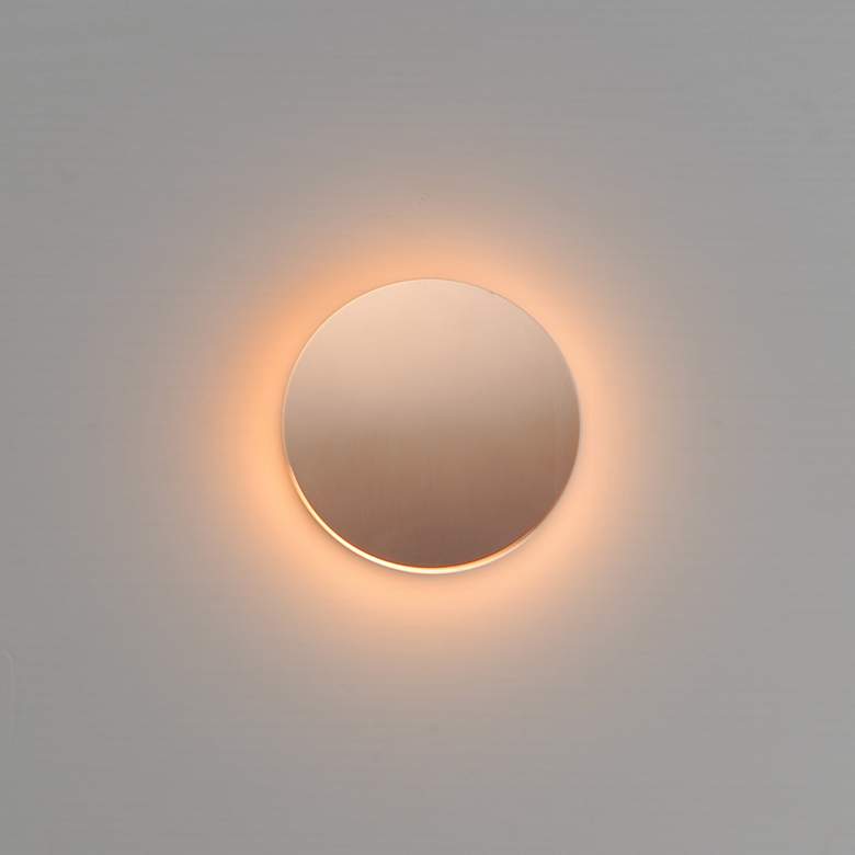 Image 3 Embosse-Wall Sconce Polished Bronze more views