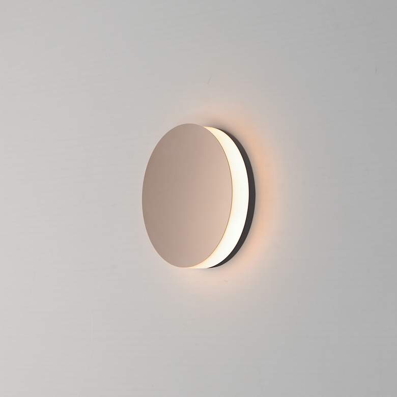 Image 4 Embosse-Wall Sconce Polished Bronze more views