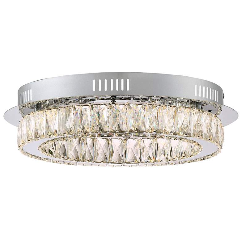 Image 1 Embrace Chrome LED Flush Mount