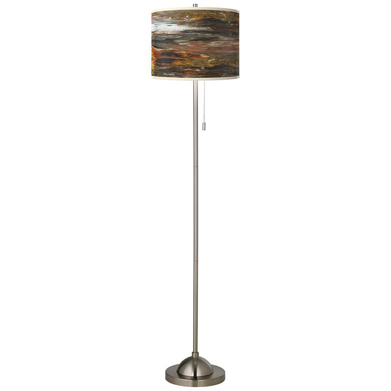Image 2 Embracing Change Brushed Nickel Pull Chain Floor Lamp