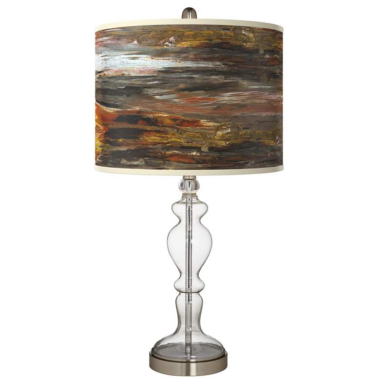 Image 1 Embracing Change Giclee Apothecary Clear Glass Table Lamp