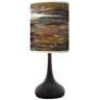 1_Embracing Change Giclee Black Droplet Table Lamp