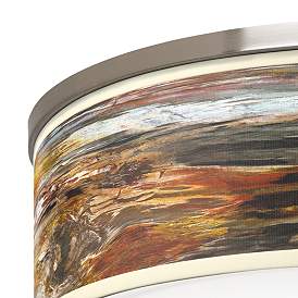 Image2 of Embracing Change Giclee Nickel 20 1/4" Wide Ceiling Light more views