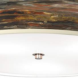 Image3 of Embracing Change Giclee Nickel 20 1/4" Wide Ceiling Light more views