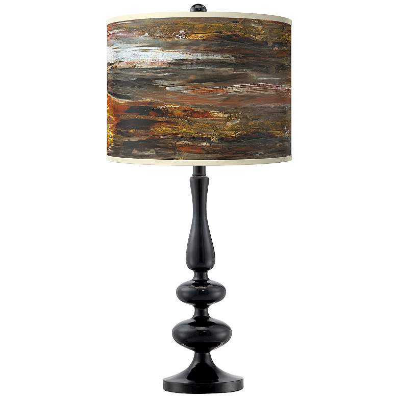 Image 1 Embracing Change Giclee Paley Black Table Lamp