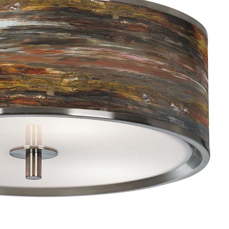 Image 3 Embracing Change Nickel 14" Wide Ceiling Light more views