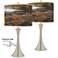 Embracing Change Trish Brushed Nickel Touch Table Lamps Set of 2