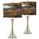 Embracing Change Trish Brushed Nickel Touch Table Lamps Set of 2