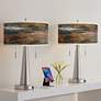 Thumbnail1 of Embracing Change Vicki Brushed Nickel USB Table Lamps Set of 2