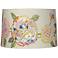 Embroidered Calico Drum Lamp Shade 15x16x10.5 (Spider)