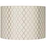Embroidered Hourglass Lamp Shade 16x16x11 (Spider)