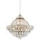 Emelia 19 3/4" Wide Antique Brass and Crystal Pendant Light