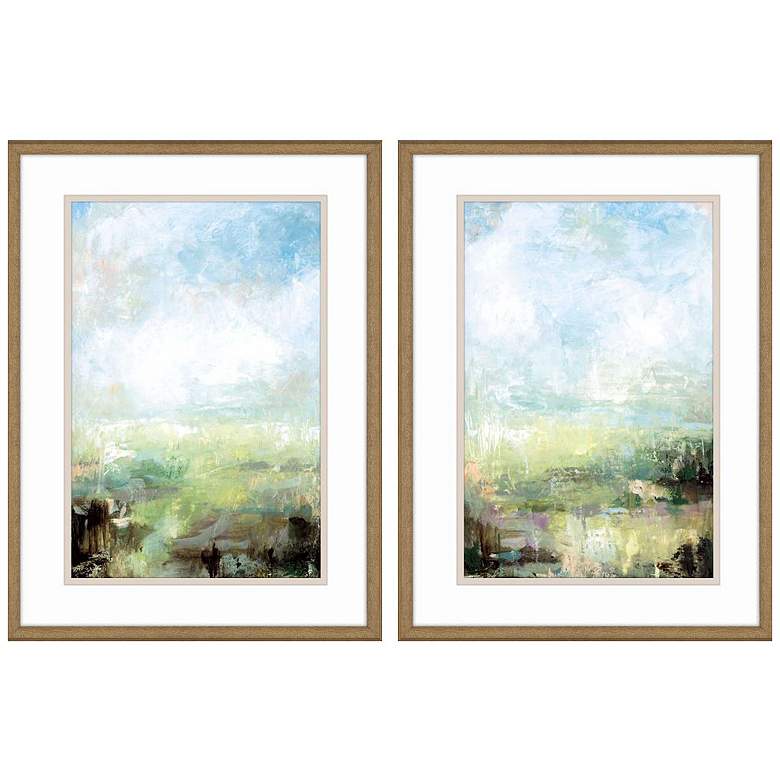 Image 1 Emerald Coast 17"W x 23"H Framed Art Set of 2